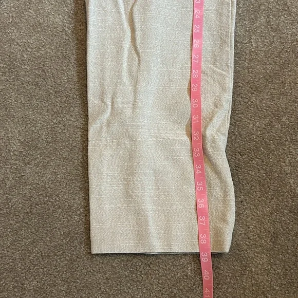 FRANKIE SHOP PLEATED LINEN BLEND PANTS - SAND - Picture 2 of 7